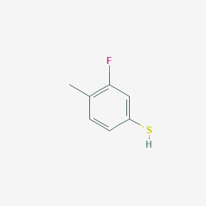 molecular formula C7H7FS B1302153 3-Fluoro-4-methylthiophenol CAS No. 64359-35-9