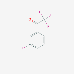 2,2,2-Trifluoro-1-(3-fluoro-4-methylphenyl)ethanone