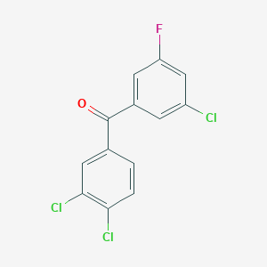 5-Fluoro-3,3',4'-trichlorobenzophenone