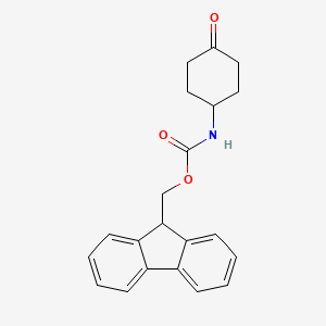 molecular formula C21H21NO3 B1302177 4-N-Fmoc-amino-cyclohexanone CAS No. 391248-11-6