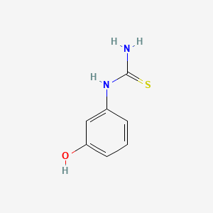 molecular formula C7H8N2OS B1302187 1-(3-Hydroxyphenyl)-2-thiourea CAS No. 3394-05-6