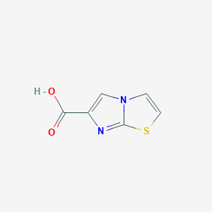 molecular formula C6H4N2O2S B1302190 Imidazo[2,1-b]thiazole-6-carboxylic acid CAS No. 53572-98-8