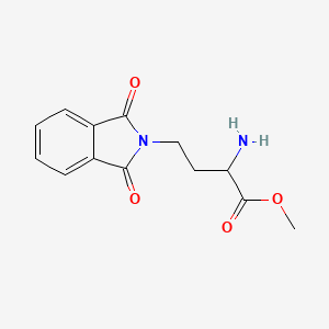 molecular formula C13H14N2O4 B13021933 Methyl 2-amino-4-(1,3-dioxoisoindolin-2-yl)butanoate 