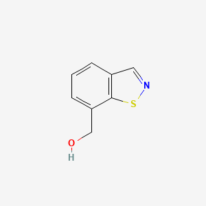 molecular formula C8H7NOS B13021944 Benzo[d]isothiazol-7-ylmethanol 