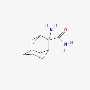 molecular formula C11H18N2O B13022019 2-Aminoadamantane-2-carboxamide 
