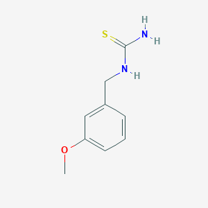 molecular formula C9H12N2OS B1302206 1-(3-Methoxybenzyl)-2-thiourea CAS No. 90556-79-9
