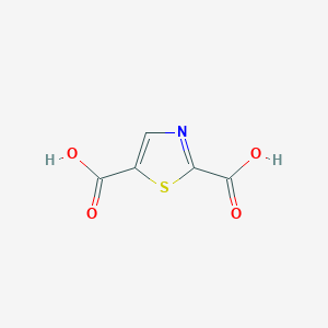 molecular formula C5H3NO4S B13022088 Thiazole-2,5-dicarboxylic acid 