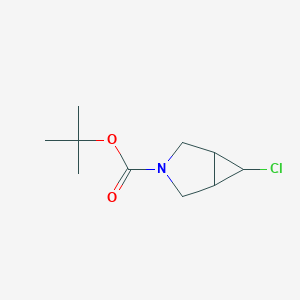 molecular formula C10H16ClNO2 B13022113 Tert-butyl 6-chloro-3-azabicyclo[3.1.0]hexane-3-carboxylate 