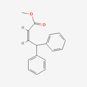 molecular formula C17H16O2 B13022118 (Z)-Methyl 4,4-diphenylbut-2-enoate 