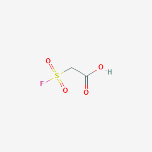 molecular formula C2H3FO4S B13022125 2-(Fluorosulfonyl)acetic acid CAS No. 41505-90-2