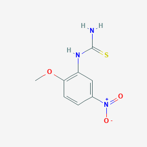 molecular formula C8H9N3O3S B1302214 1-(2-Methoxy-5-nitrophenyl)-2-thiourea CAS No. 159753-14-7