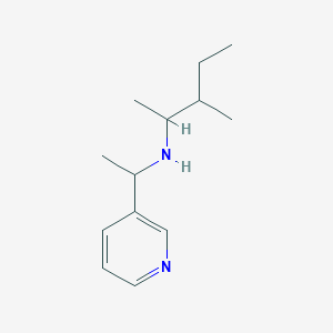 molecular formula C13H22N2 B13022150 (3-Methylpentan-2-yl)[1-(pyridin-3-yl)ethyl]amine 
