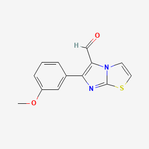 6-(3-Methoxyphenyl)imidazo[2,1-b][1,3]thiazole-5-carbaldehyde