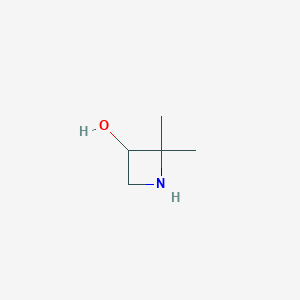 molecular formula C5H11NO B13022263 2,2-Dimethylazetidin-3-ol 
