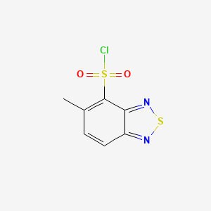 molecular formula C7H5ClN2O2S2 B1302233 5-Methyl-2,1,3-benzothiadiazole-4-sulfonyl chloride CAS No. 3662-82-6
