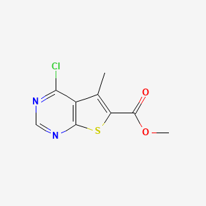 Methyl 4-chloro-5-methyl-thieno[2,3-d]pyrimidine-6-carboxylate