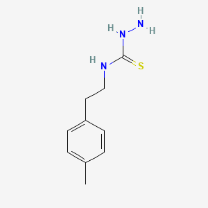 molecular formula C10H15N3S B1302243 4-(4-Methylphenethyl)-3-thiosemicarbazide CAS No. 206761-75-3