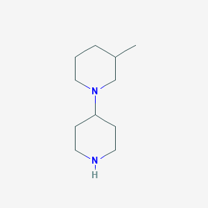 molecular formula C11H22N2 B1302250 4-(3-Methyl-piperidin-1-yl)-piperidine CAS No. 436099-89-7