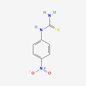 molecular formula C7H7N3O2S B1302261 1-(4-Nitrophenyl)-2-thiourea CAS No. 3696-22-8