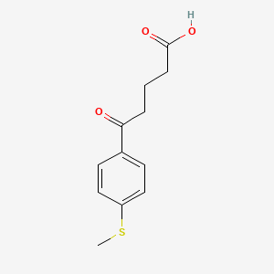 molecular formula C12H14O3S B1302270 5-Oxo-5-(4-thiomethylphenyl)valeric acid CAS No. 845790-49-0