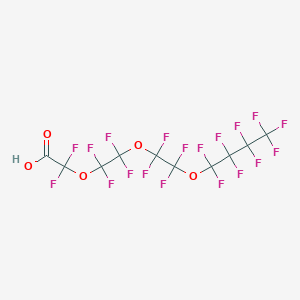 molecular formula C10HF19O5 B1302275 Perfluoro-3,6,9-trioxatridecanoic acid CAS No. 330562-41-9