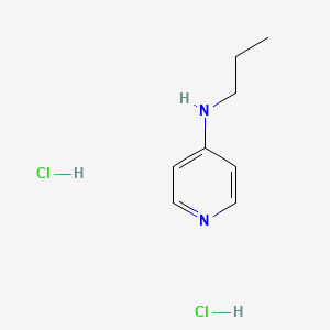 molecular formula C8H14Cl2N2 B13022759 N-propyl-4-Pyridinamine Dihydrochloride 