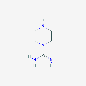 molecular formula C5H12N4 B1302283 Piperazine-1-carboximidamide CAS No. 45695-84-9