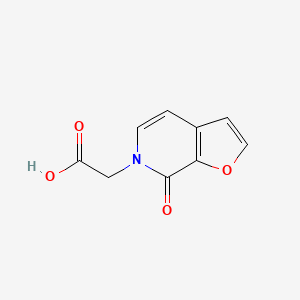 molecular formula C9H7NO4 B13022853 2-(7-Oxofuro[2,3-c]pyridin-6(7H)-yl)acetic acid 