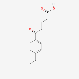 molecular formula C14H18O3 B1302286 5-(4-n-Propylphenyl)-5-oxovaleric acid CAS No. 34670-05-8