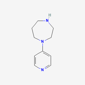 molecular formula C10H15N3 B1302289 1-(Pyridin-4-YL)-1,4-diazepane CAS No. 194853-82-2