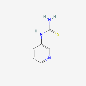 molecular formula C6H7N3S B1302293 3-Pyridylthiourea CAS No. 30162-37-9
