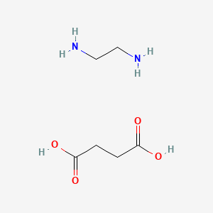 molecular formula C6H14N2O4 B13022936 Ethylenediamine succinate CAS No. 57213-61-3