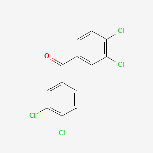 molecular formula C13H6Cl4O B1302295 Bis(3,4-dichlorophenyl)methanone CAS No. 75795-07-2