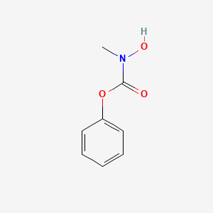 molecular formula C8H9NO3 B13023091 Phenyl hydroxy(methyl)carbamate 