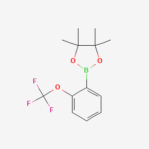 4,4,5,5-Tetramethyl-2-(2-(trifluoromethoxy)phenyl)-1,3,2-dioxaborolane