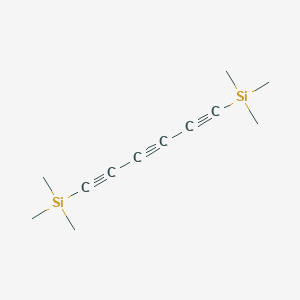 molecular formula C12H18Si2 B13023141 Bis(trimethylsilyl)hexatriyne CAS No. 21752-86-3