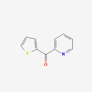 molecular formula C10H7NOS B1302316 2-[(Thiophen-2-yl)carbonyl]pyridine CAS No. 6602-63-7
