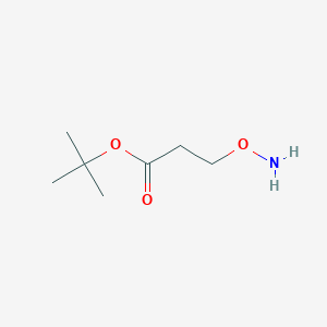 molecular formula C7H15NO3 B13023184 tert-Butyl 3-(aminooxy)propanoate CAS No. 1000342-82-4