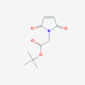 molecular formula C10H13NO4 B13023207 tert-Butyl 2-(2,5-dioxo-2,5-dihydro-1H-pyrrol-1-yl)acetate 