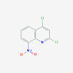 molecular formula C9H4Cl2N2O2 B13023320 2,4-Dichloro-8-nitroquinoline 
