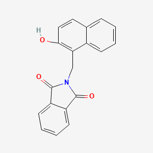 molecular formula C19H13NO3 B1302343 2-[(2-hydroxy-1-naphthyl)methyl]-1H-isoindole-1,3(2H)-dione CAS No. 64489-92-5