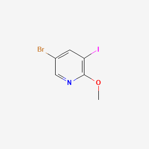 molecular formula C6H5BrINO B1302348 5-Bromo-3-iodo-2-methoxypyridine CAS No. 578007-66-6