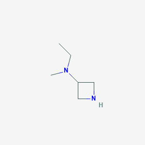 molecular formula C6H14N2 B13023549 N-ethyl-N-methylazetidin-3-amine 