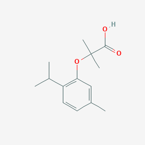 2-(2-Isopropyl-5-methylphenoxy)-2-methylpropanoic acid