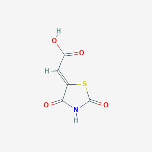 (Z)-2-(2,4-dioxothiazolidin-5-ylidene)acetic acid