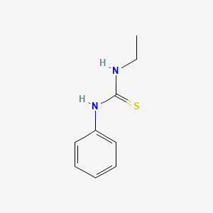 molecular formula C9H12N2S B1302370 1-Ethyl-3-phenyl-2-thiourea CAS No. 2741-06-2