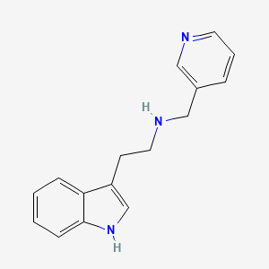 2-(1H-indol-3-yl)-N-(pyridin-3-ylmethyl)ethanamine