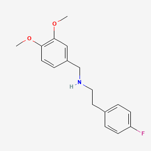 (3,4-Dimethoxybenzyl)[2-(4-fluorophenyl)ethyl]amine