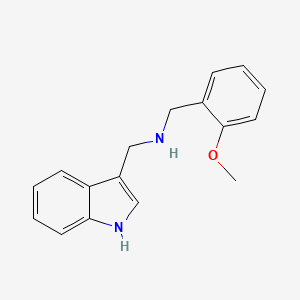 (1H-Indol-3-ylmethyl)-(2-methoxy-benzyl)-amine