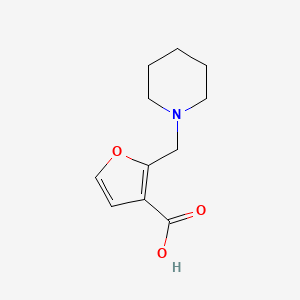 2-Piperidin-1-ylmethyl-furan-3-carboxylic acid
